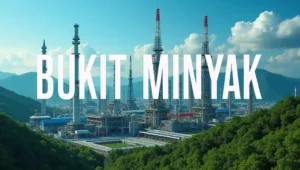 Bukit minyak di Malaysia yang berkait dengan sejarah dan industri petroleum