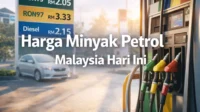 harga minyak petrol malaysia di stesen minyak